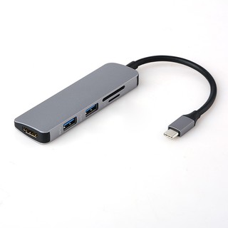 5 in 1 USB C HUB USB-C to 3.0 HUB HDMI PD Thunderbolt 3 Adapter for Samsung Galaxy S9/S8 Huawei P20 Pro Type C USB HUB