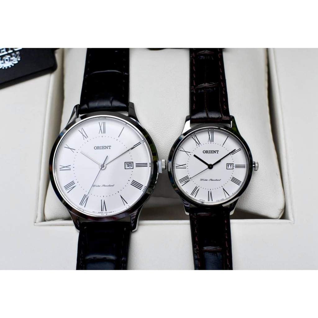 Đồng hồ Cặp đôi nam nữ Orient Quartz RF-QD0008S&RF-QA0008S