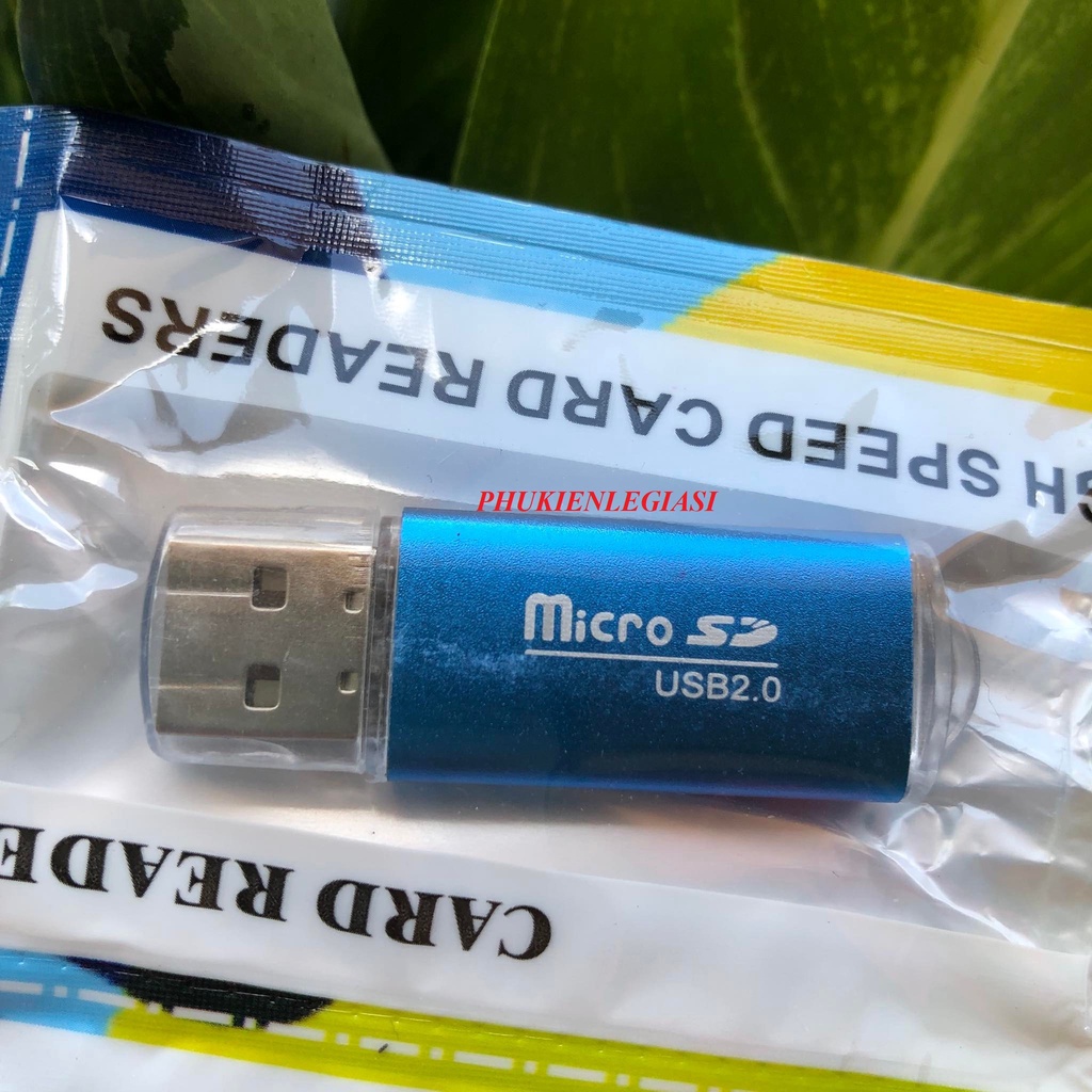 Đầu đọc thẻ nhớ vỏ nhôm nhiều màu xịn