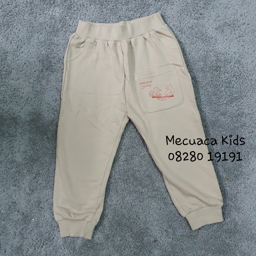 [100-110] Quần bomber cạp chun da cá cho bé trai bé gái xuất Hàn