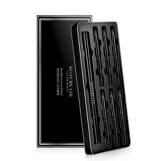 Combo hộp 7 Chì kẻ mày Maycreate đủ màu [TIỆN DỤNG] | BigBuy360 - bigbuy360.vn