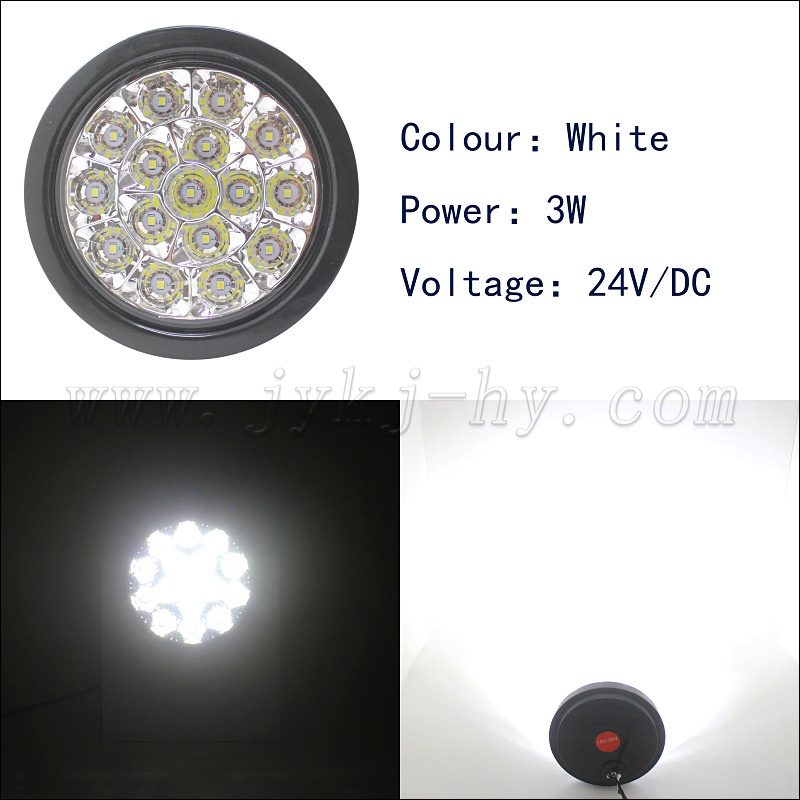 Một đôi Đèn led hậu rời tròn dùng thay thế cho các đèn hỏng 24v