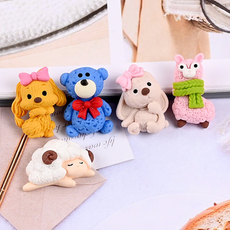 Mẫu charm cute trang trí thủ công diy phụ kiện làm ốp lưng dán kẹp tóc làm vòng tay