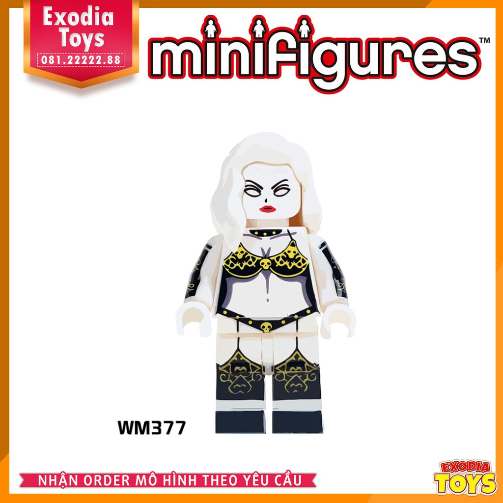 Xếp hình Minifigure các nhân vật trong phim kinh dị : Horror Series Minifigs - Đồ Chơi Lắp Ghép Sáng Tạo - WM6012