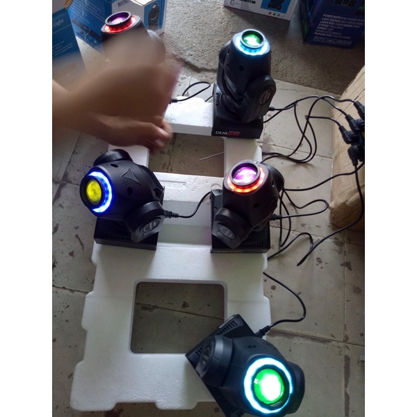 Đèn Beam Mini 30W Led + Hoa Quay