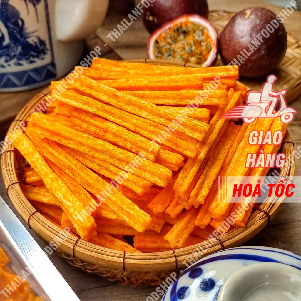 Khoai Tây Lắc Bột Phô Mai Dạng Ống Túi 500gr