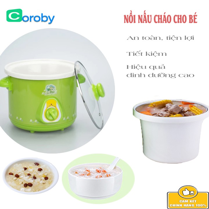 Nồi Nấu Cháo Cho Bé Kho Cá Nấu Chè Đa Năng 1,5 Lit NNCC01