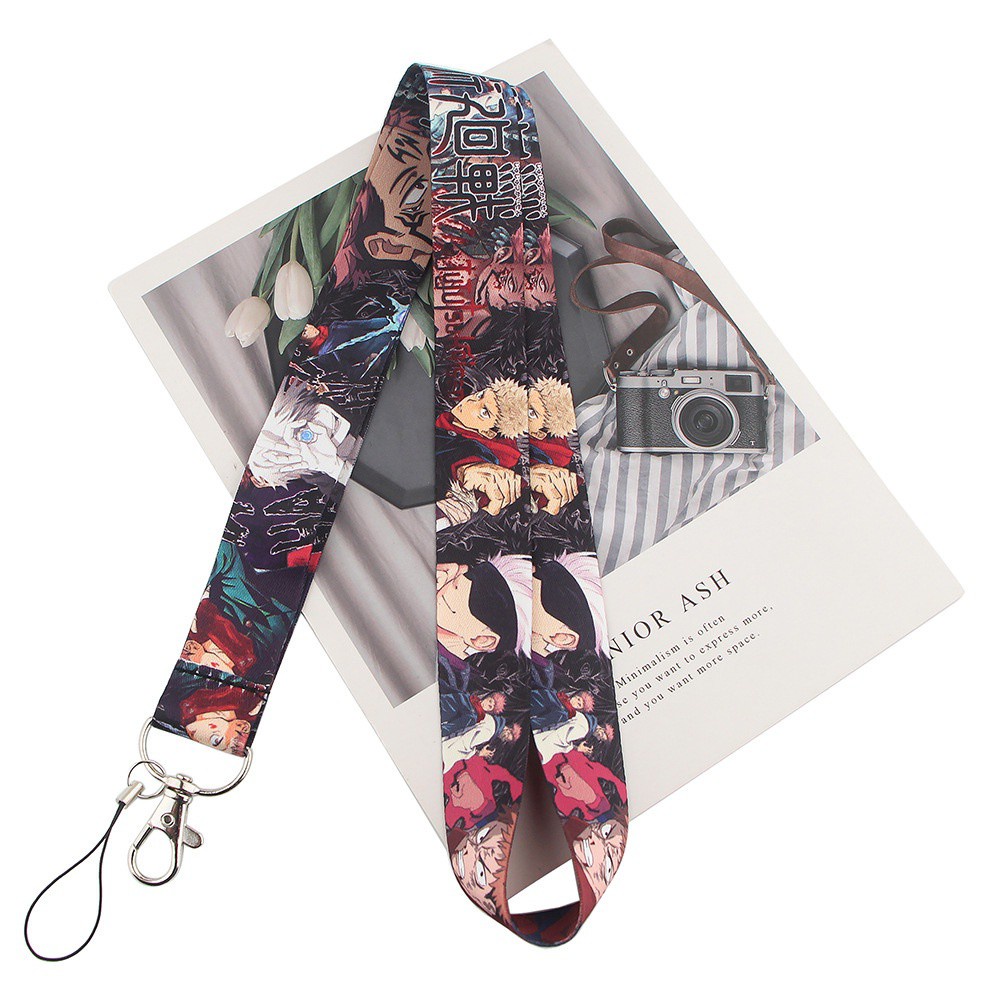 Dây đeo điện thoại / bảng tên đa năng tiện lợi in hình anime Nhật Bản dễ thương