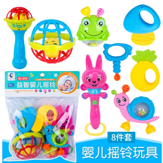 Bộ đồ chơi lục lạc xúc xắc cho bé
