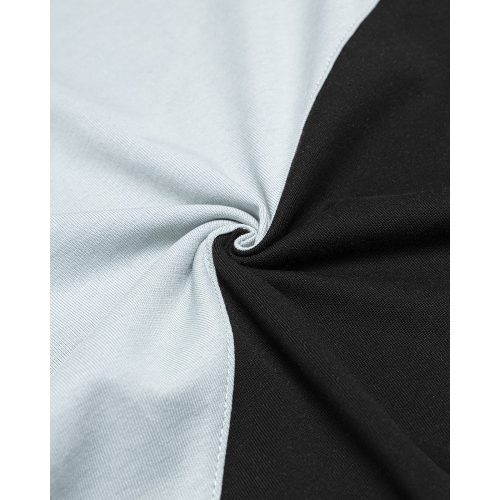 Áo thun nam cổ tròn BEN &amp; TOD R1210BB119 vải cotton, ghép màu, thoáng mát, cao cấp, thanh lịch, trẻ trung