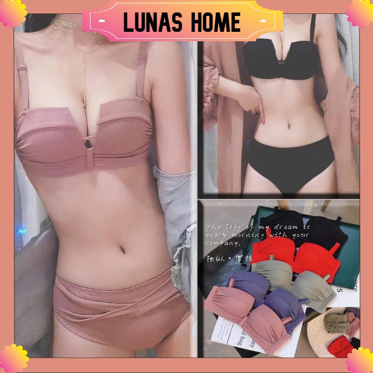 Áo Lót Cúp Ngang Đệm Vừa Nâng Ngực Gợi Cảm, Bộ Đồ Lót Gợi Cảm | BigBuy360 - bigbuy360.vn