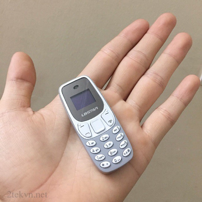 Điện thoại mini siêu nhỏ 2 sim, 1 thẻ nhớ cực dễ thương