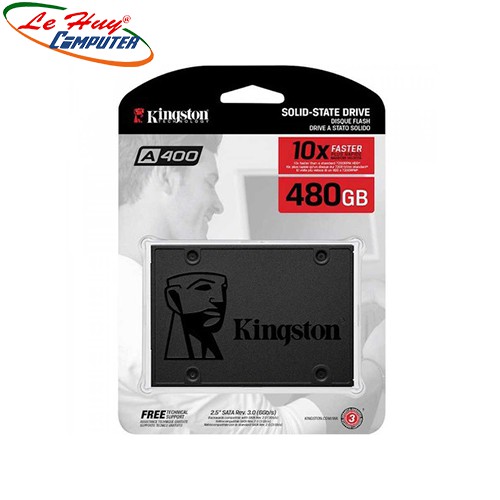 Ổ cứng SSD Kingston A400 480GB Sata 3 (SA400S37/480G)