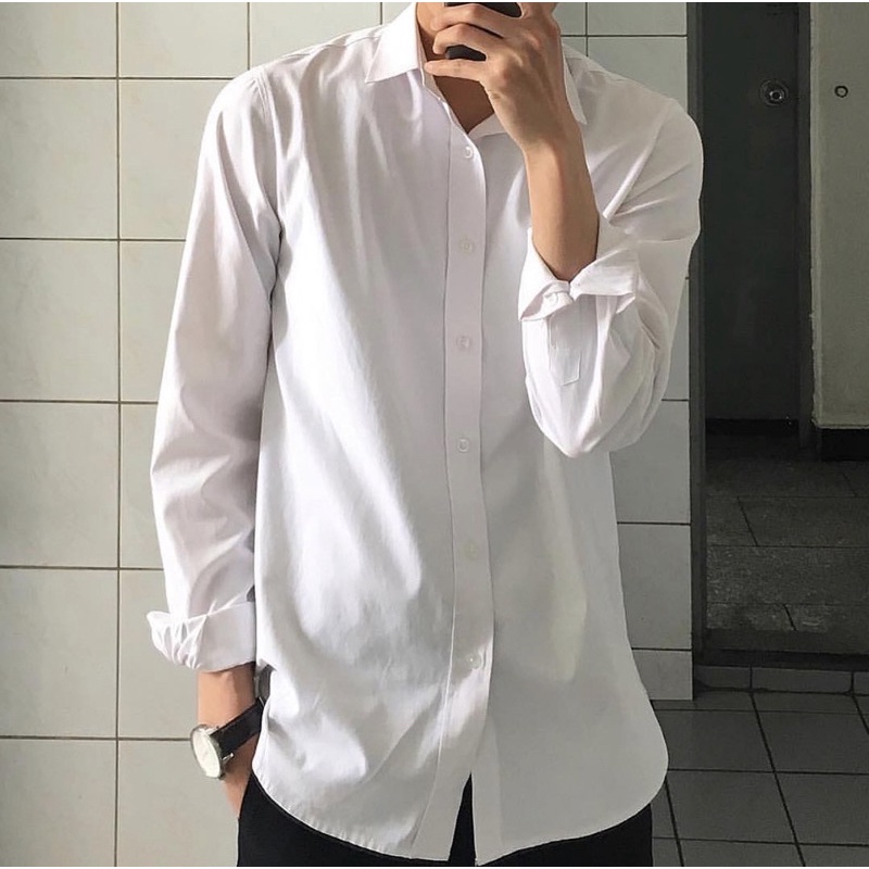 Sơ Mi Trắng - Oxford White Shirts