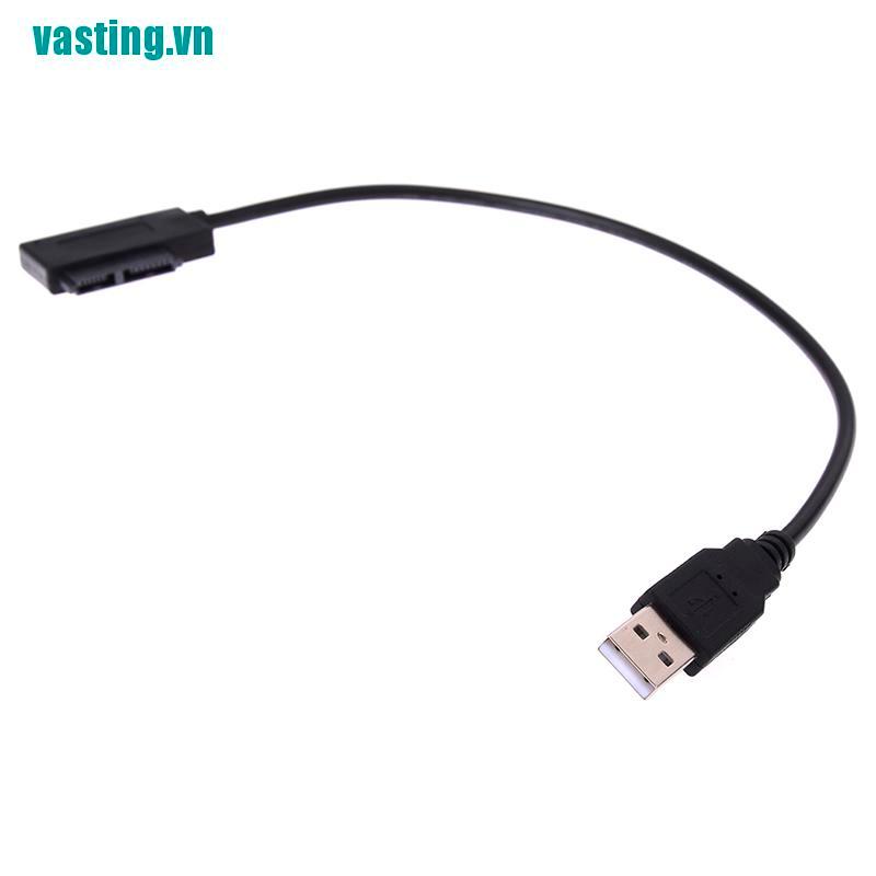 SATA DVD Dây Cáp Chuyển Đổi Ổ Đĩa Quang V Usb Sang 7 + 6 13pin