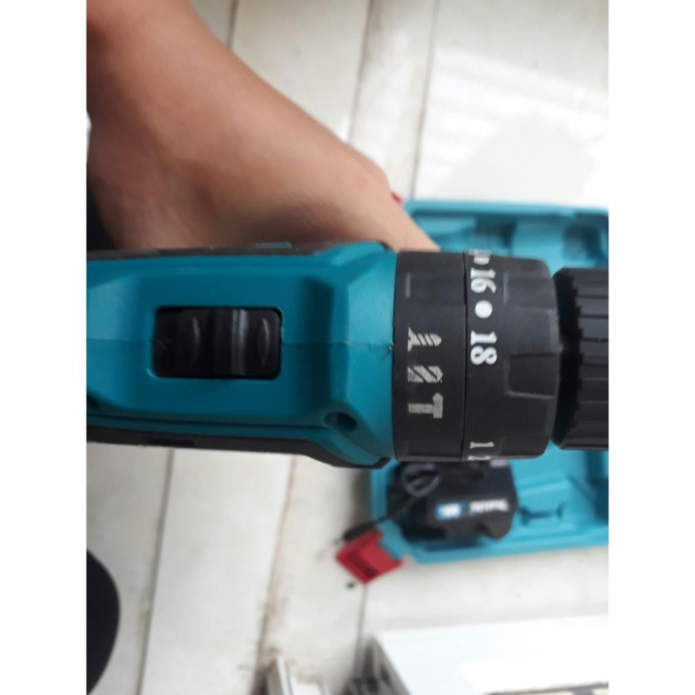 [SALE OFF]  Máy khoan pin MAKITA 24V Có BÚA và Phụ Kiện, máy bắt vít, máy khoan cầm tay cao cấp