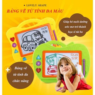 Bảng vẽ thông minh xóa nam châm có màu cho bé