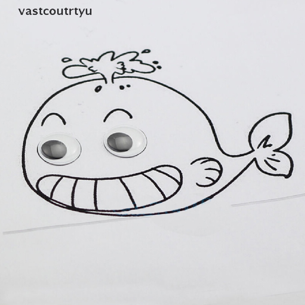 Vas 100Pcs/ 500pcs Wiggly Googly Eyes Self-adhesive DIY Scrapbooking Crafts n