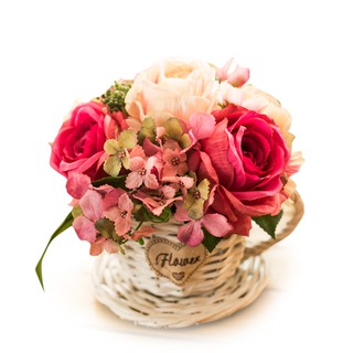 [Order] Hoa lụa lẵng mây