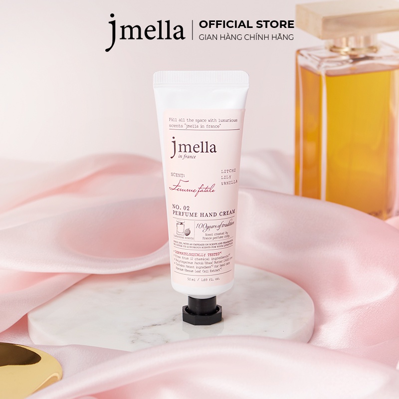 Kem Dưỡng Da Tay Jmella In France Hương Nước Hoa Perfume Hand Cream 50ml