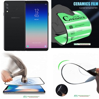 Kính Cường Lực Samsung A8 Star (2018) và Samsung A9 - Kính CERAMICS Độ Cứng H9 - Chống Bám Vân Tay