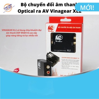 Bộ Chuyển Quang XL2 Optical Sang Audio AV ra Amply + Cáp optical - Bộ chuyển đổi tín hiệu quang có cổng 3.5