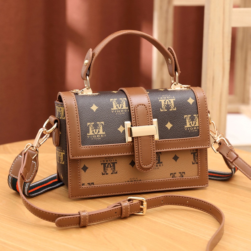 Túi Đeo Vai Hình Vuông Cỡ Nhỏ Phong Cách Hàn Quốc Cổ Điển Thời Trang Chất Lượng Cao Cho Nữ