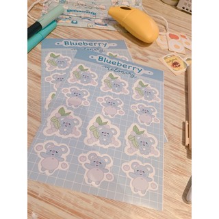 Sticker Blueberry🫐 🐨 koala | Melonary_mnl