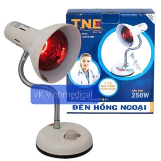 Chân đèn hồng ngoại tne và bóng đèn hồng ngoại 250w