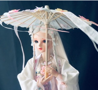 Bạch phát búp bê doris 60cm
