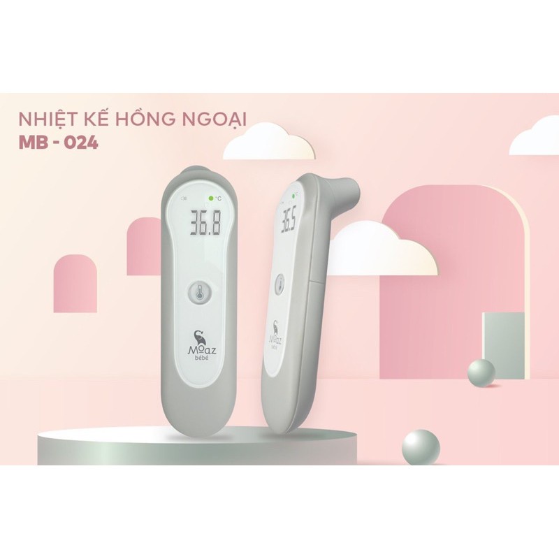 Nhiệt Kế Hồng Ngoại Thông Minh Moaz Bebe MB024