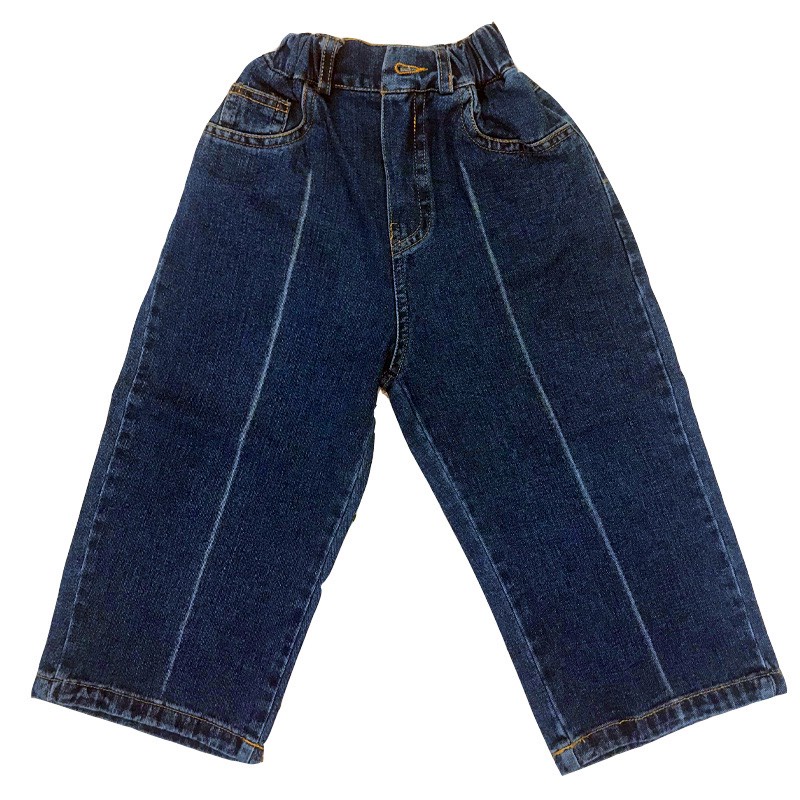 Quần jean dài wax sọc giữa cá tinh cho bé Q847 [HÀNG CAO CẤP]