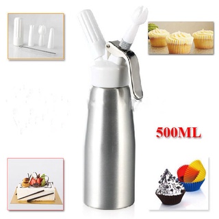 Bình inox xịt kem tươi whipping cream loại xịn