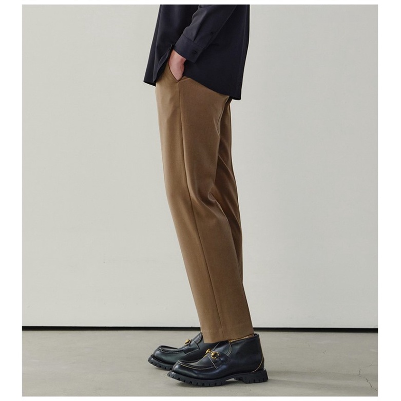 Quần âu MindBrigde form Banding Cropped Tapered Slacks MUPT 6101