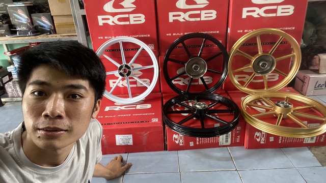 Mâm RCB 8 cây ex2010 / sirius / jupiter / yamaha 1 đĩa. Bản nhỏ 1.6-1.85