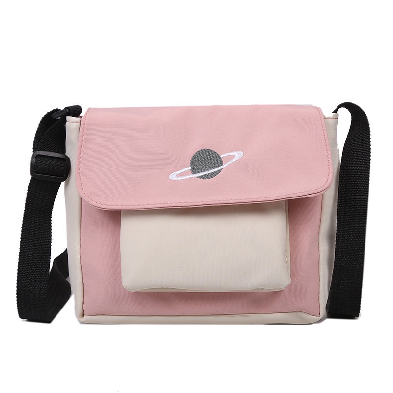 Túi Đeo Chéo Canvas Dáng Vuông Nhỏ Phong Cách Nhật Hàn Trẻ Trung