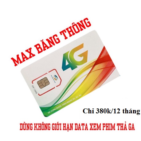 Sim mạng Viettel cả năm (được chọn số) Umax50N - vào mạng không giới hạn