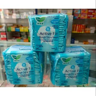 Active fit băng vệ sinh hằng ngày laurier gói 20 miếng