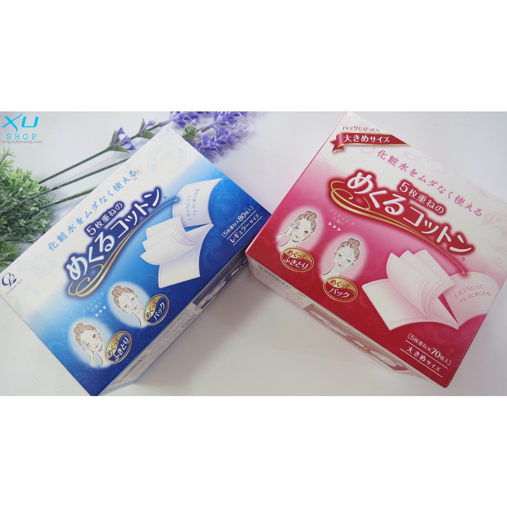 Bông Layer Cotton Labo 5 lớp kích thước 5x7 và 8.5x6cm  (Nhật nội địa). | BigBuy360 - bigbuy360.vn