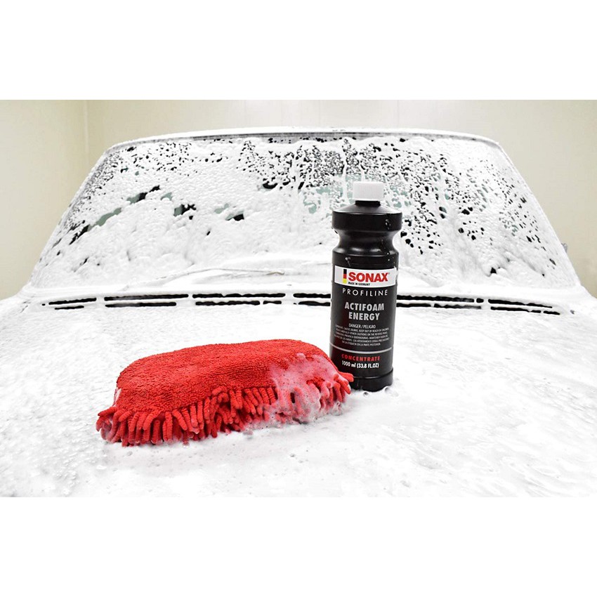 Nước Rửa Xe Bọt Tuyết SONAX 618300 PROFILINE ActiFoam Energy không gây hại cho bề mặt sơn của xe.GOODYSHOP