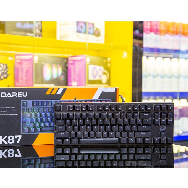 Bàn phím Cơ DARE-U EK87 Rainbow