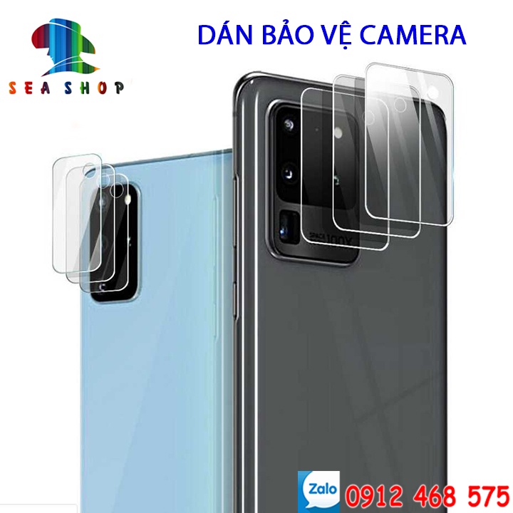 Kính BẢO VỆ CAMERA dành cho Samsung A9 2018, J4 Plus, A31, A32, S20, S8, S9 Plus, Note8,Note9, Note10, Note20, A21S, S20