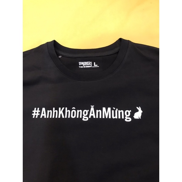 Áo thun Anh Không Ăn Mừng 100% cotton dáng oversize - The Ember