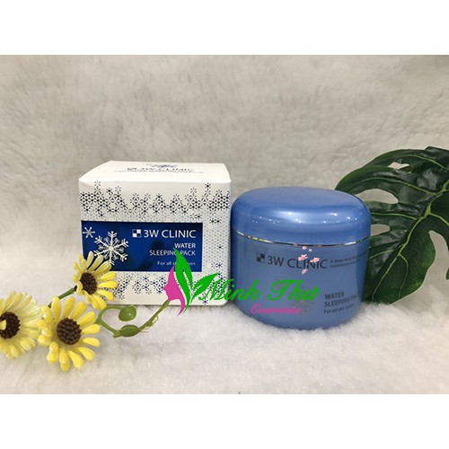 Mặt Nạ Ngủ Cấp Nước 3W Clinic Water Sleeping Pack 100ml