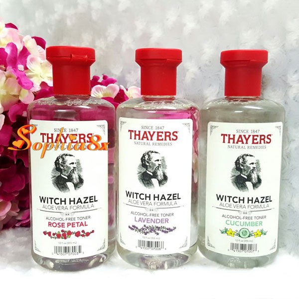 [Best Seler] Nước Hoa Hồng Thayers Làm Sạch, Se Khít Lỗ Chân Lông Thayer NHH 355ml