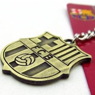 Móc khóa logo in 2 mặt Barcelona