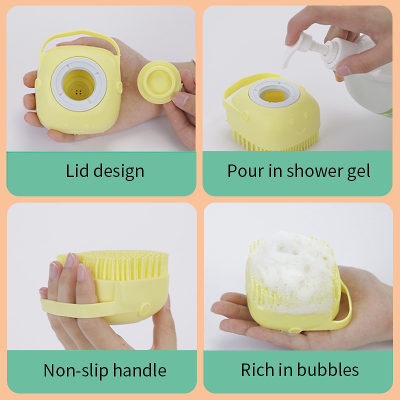 Bàn Chải Tắm Tiện Dụng Cho Thú Cưng