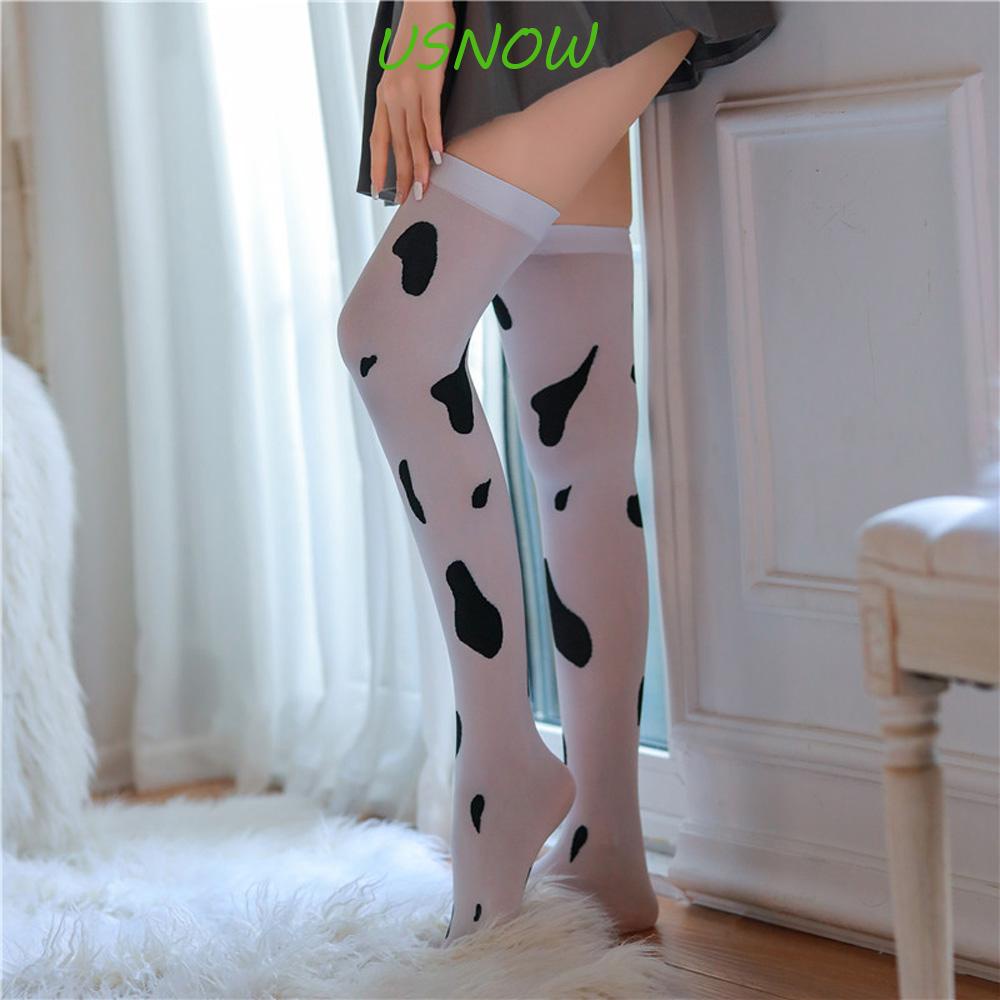 Quần Tất Lụa Hóa Trang Bò Sữa Đáng Yêu Cho Nữ