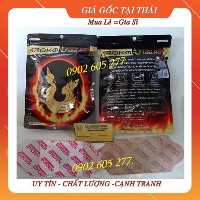 5 Miếng Dán Tan Mỡ KROKO Thái Lan