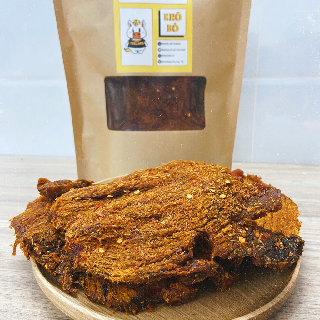 Khô Bò Homemade Miếng Mềm - Thơm ngon hợp vệ sinh - 100% bò - Bịch 500gr | BigBuy360 - bigbuy360.vn